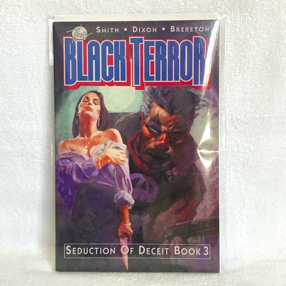 1990 The Black Terror Book 3 Graphic Novel!!